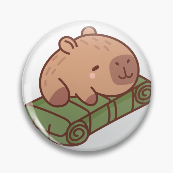 Artikelvorschau, Capybara auf Yogamatte entworfen und verkauft von GEEKsCollection.