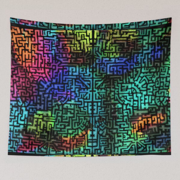 Item preview, labyrinth designed and sold by ColarteGayart.