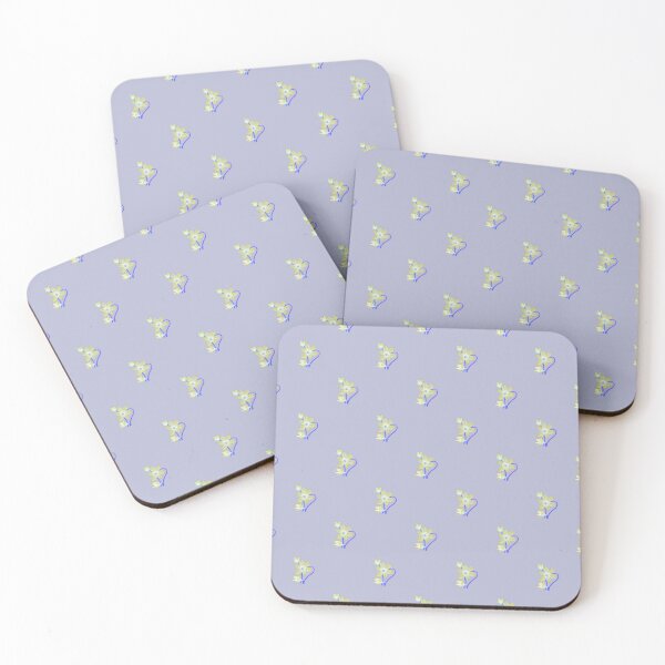 Item preview, Zephyranthus floral repeating pattern - pale blue designed and sold by Svasti Arts and Designs.