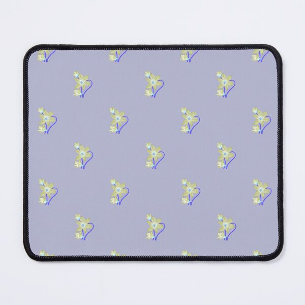 Item preview, Zephyranthus floral repeating pattern - pale blue designed and sold by Svasti Arts and Designs.