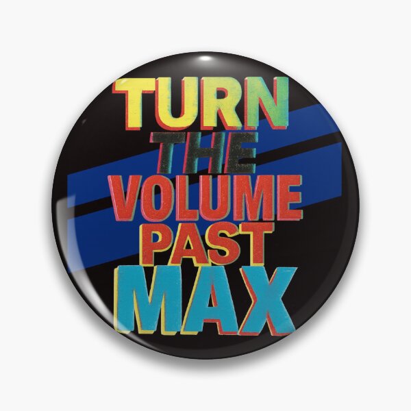 Item preview, Turn The Volume Past Max – Anti-Design Music Typography designed and sold by Tadeusz1.