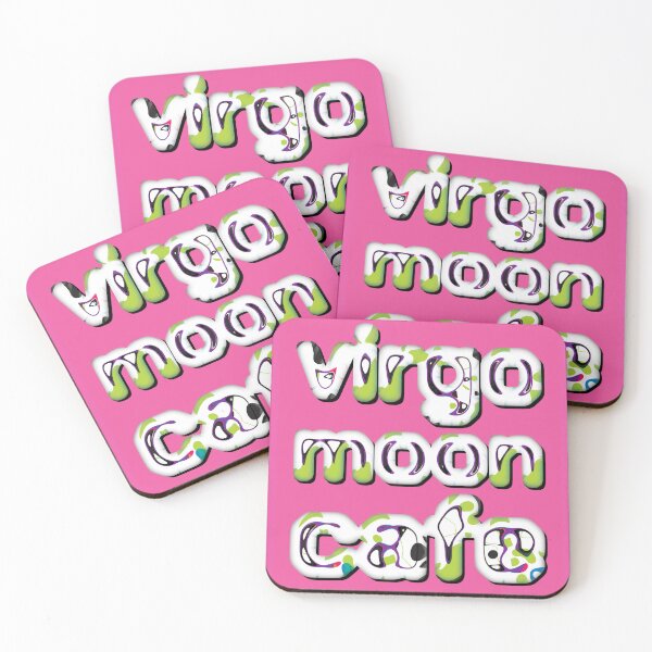 Item preview, Typography of Virgo Moon Cafe with Cookies and Bagels designed and sold by cremedecolor.
