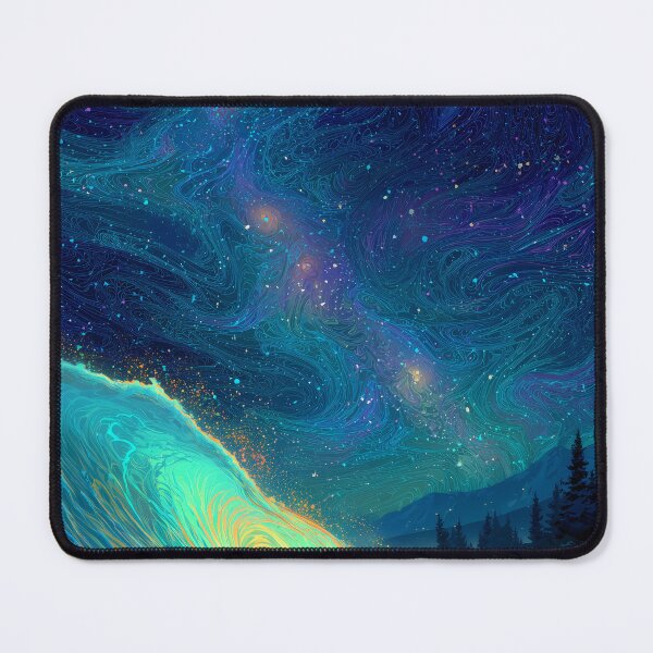 Item preview, Surreal surfer on glowing wave under starry sky designed and sold by SuperCaseCenter.