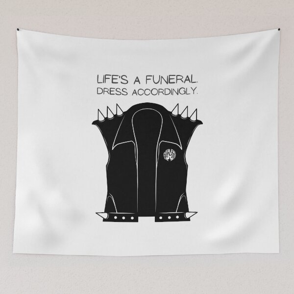 Item preview, Leather Rocker Vest | Life is a Funeral designed and sold by ObsidianDaz.