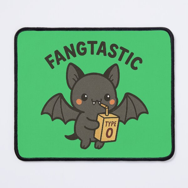Item preview, Fangtastic – Cute Kawaii Bat with Juice Box Halloween Design designed and sold by Dream Machine.