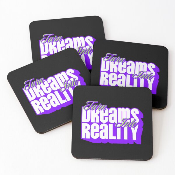 Item preview, Turn Dreams Into Reality  Bold Motivational Typography designed and sold by SAPAIDART.