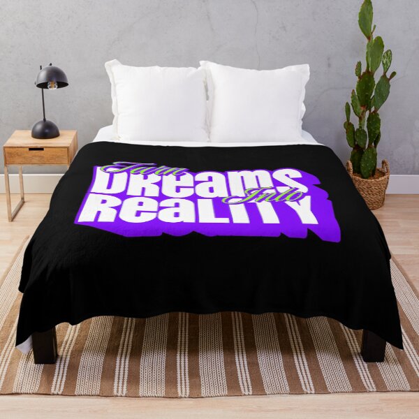 Item preview, Turn Dreams Into Reality Bold Motivational Typography designed and sold by SAPAIDART.