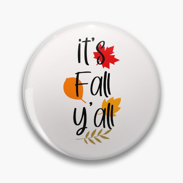 Item preview, It's Fall Y'all Autumn Leaves Typography Cozy Seasonal Greeting T-Shirt designed and sold by FestivityFinds.