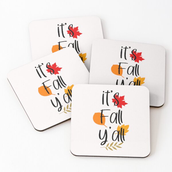 Item preview, It's Fall Y'all Autumn Leaves Typography Cozy Seasonal Greeting T-Shirt designed and sold by FestivityFinds.