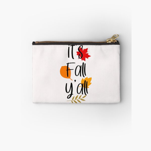 Item preview, It's Fall Y'all Autumn Leaves Typography Cozy Seasonal Greeting T-Shirt designed and sold by FestivityFinds.