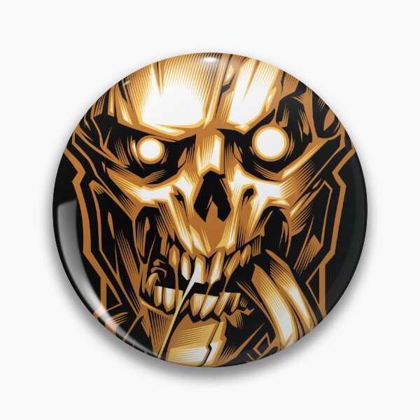 Item preview, Comical Skull Horror - Gold Ver designed and sold by Blackout  Brother.