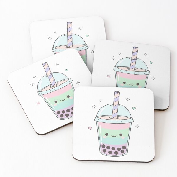 Item preview, Kawaii Bubble Tea Cup Illustration designed and sold by StormVape.
