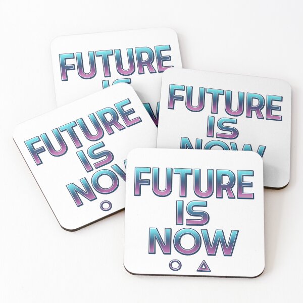Item preview, FUTURE IS NOW Neon Retro Futuristic Design designed and sold by ALVANTIS.
