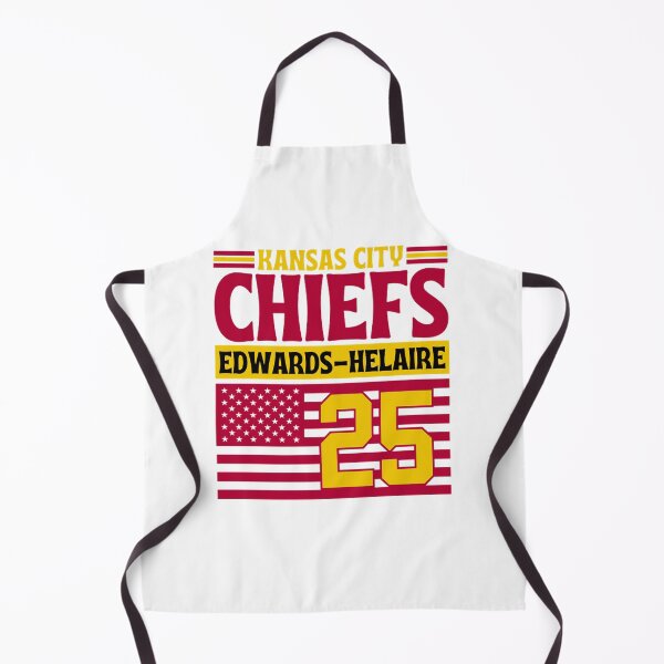Item preview, Kansas City Chiefs Edwards-Helaire 25 American Flag Football designed and sold by RyanJosephBer.