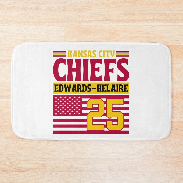 Item preview, Kansas City Chiefs Edwards-Helaire 25 American Flag Football designed and sold by RyanJosephBer.