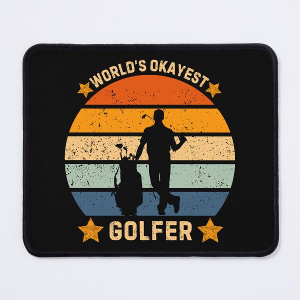 Item preview, World's Okayest Golfer Sarcastic Golf Lover designed and sold by StrideSuccess.
