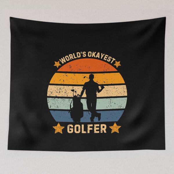 Item preview, World's Okayest Golfer Sarcastic Golf Lover designed and sold by StrideSuccess.