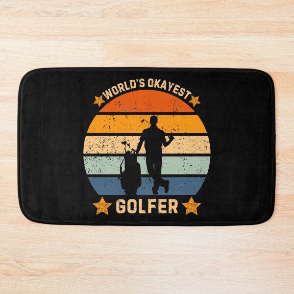 Item preview, World's Okayest Golfer Sarcastic Golf Lover designed and sold by StrideSuccess.