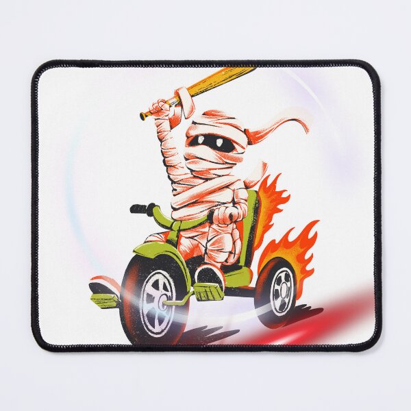 Item preview, Mummy on Fire Tricycle with Bat designed and sold by Happyfreedom.