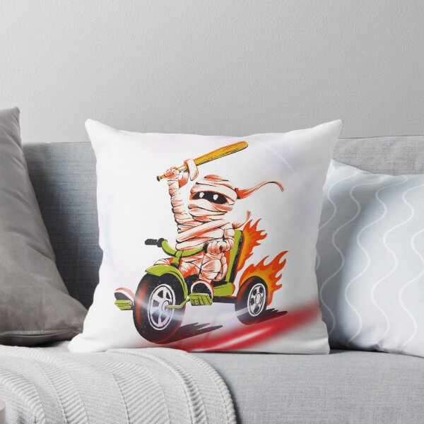 Item preview, Mummy on Fire Tricycle with Bat designed and sold by Happyfreedom.