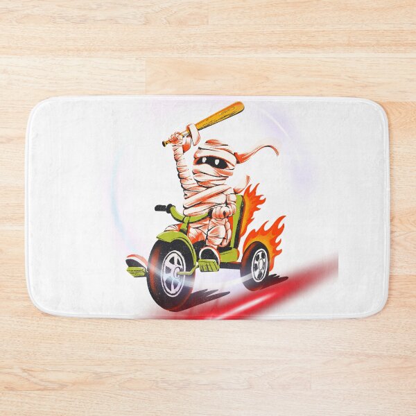 Item preview, Mummy on Fire Tricycle with Bat designed and sold by Happyfreedom.