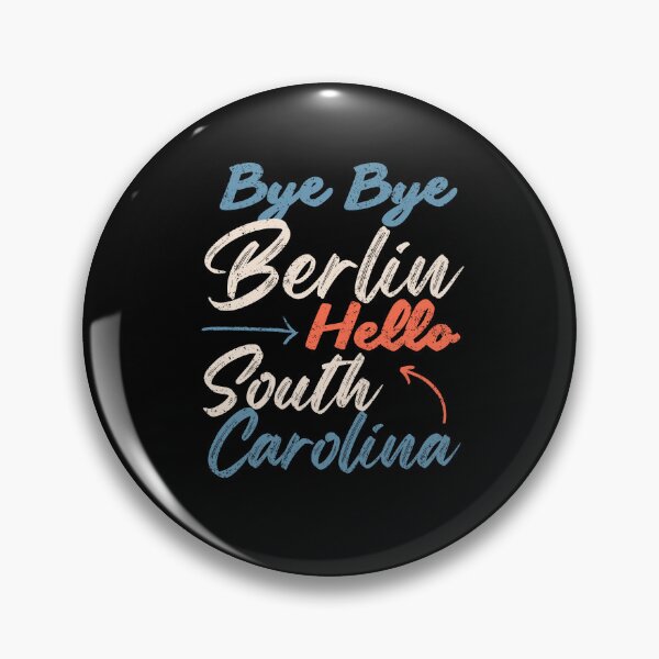 Item preview, Bye Bye Berlin, Hello South Carolina – Your moving statement! designed and sold by Umzugshelfer.