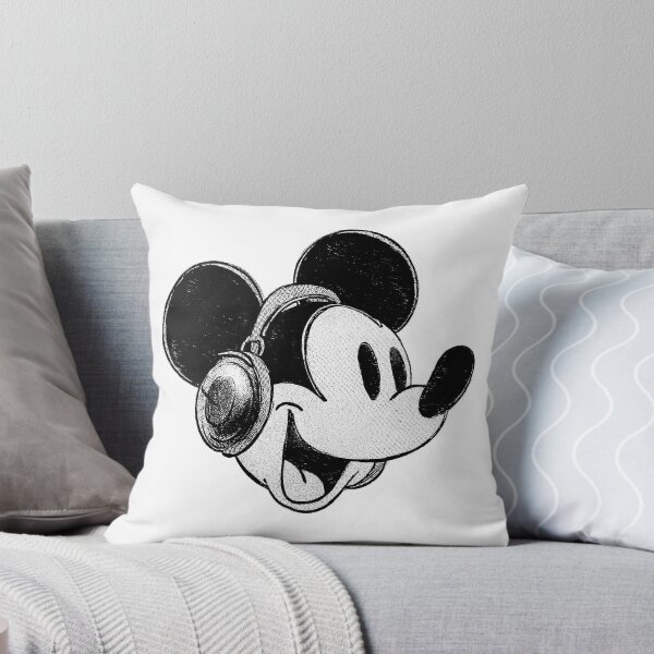 Item preview, Vintage Mickey Beats – Retro Headphones Illustration designed and sold by GraphicGreets.