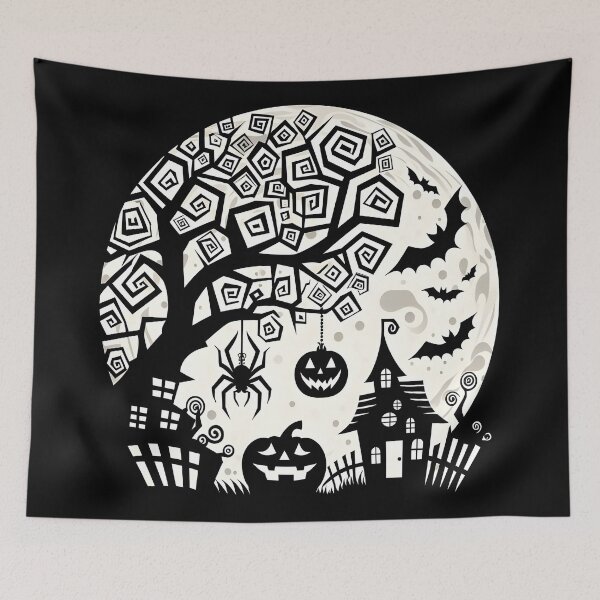 Item preview, Halloween Night designed and sold by JacquiTaylorArt.