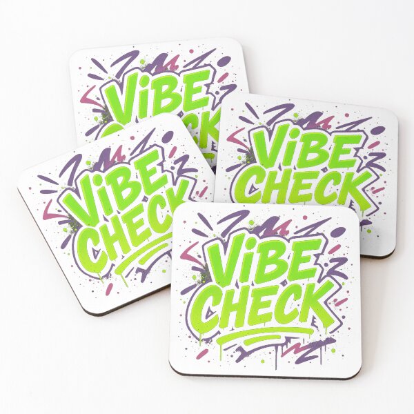 Item preview,  VIBE CHECK – Neon Graffiti Tee designed and sold by PastimeMastery.