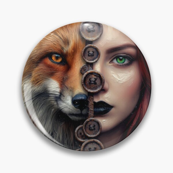 Item preview, The red-haired girl and the beautiful orange-haired fox designed and sold by jotcar.