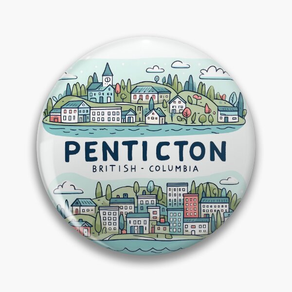 Item preview, Penticton BC Canada  designed and sold by HowToCanadian.