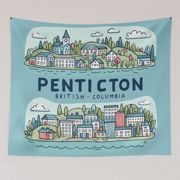 Item preview, Penticton BC Canada  designed and sold by HowToCanadian.