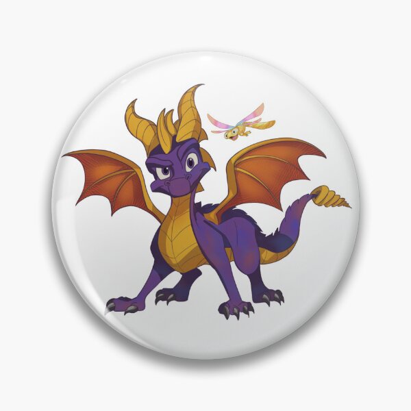 Item preview, Spyro and Sparx designed and sold by GemstoneOnyx.
