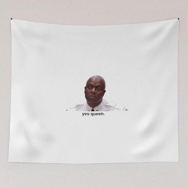 Item preview, captain holt yes queen designed and sold by takeruthtothelakes.
