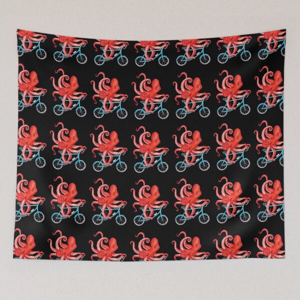 Item preview, Cycling octopus Relaxed designed and sold by BonitaPacocha.