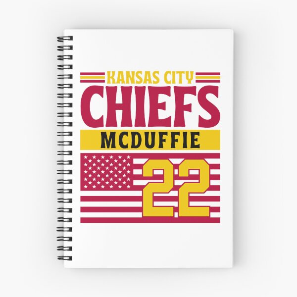 Item preview, Kansas City Chiefs McDuffie 22 American Flag Football designed and sold by RyanJosephBer.
