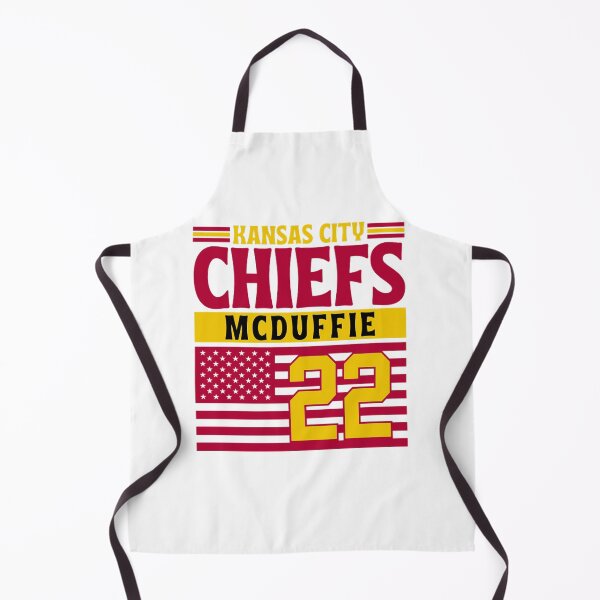 Item preview, Kansas City Chiefs McDuffie 22 American Flag Football designed and sold by RyanJosephBer.