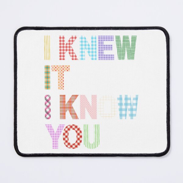 Item preview, i knew it i know you fabric  designed and sold by takeruthtothelakes.