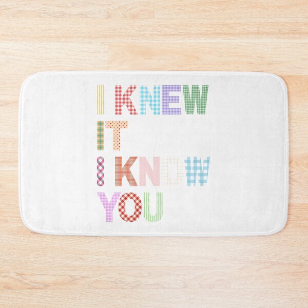 Item preview, i knew it i know you fabric  designed and sold by takeruthtothelakes.