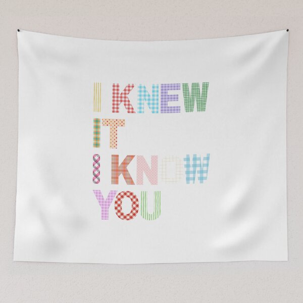 Item preview, i knew it i know you fabric  designed and sold by takeruthtothelakes.