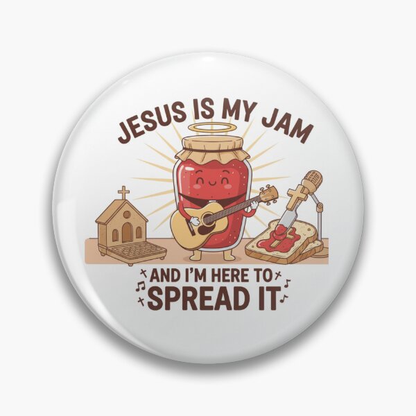Item preview, Jesus is My Jam and Im Here to Spread It  designed and sold by InspireArt77.