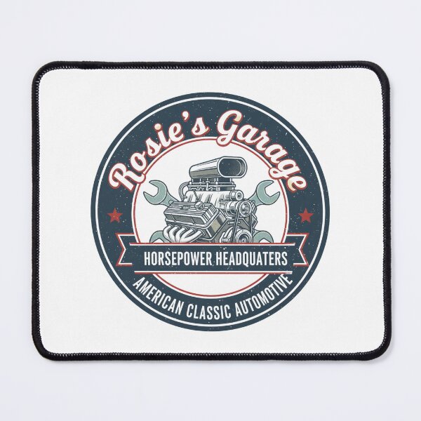 Item preview, Rosie's Garage - Horsepower Headquarters - American Classic Automotive V8 Engine designed and sold by RedDelaney.