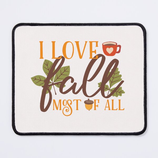 Item preview, I Love Fall Most of All Autumn Coffee Pumpkin Spice T-Shirt designed and sold by FestivityFinds.