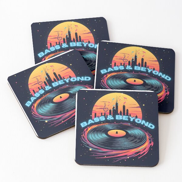 Item preview, Bass & Beyond -"Where beats meet the skyline." designed and sold by PixelInfinite.