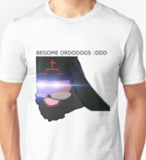 BEGOME ORODOX :DDD with beard and laser eyes Unisex T-Shirt