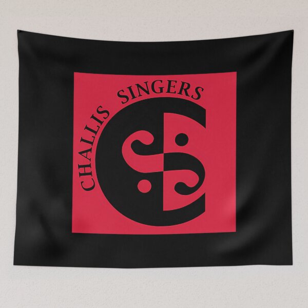 Item preview, Challis Singers Logo Red Square designed and sold by Angela Cartwright.