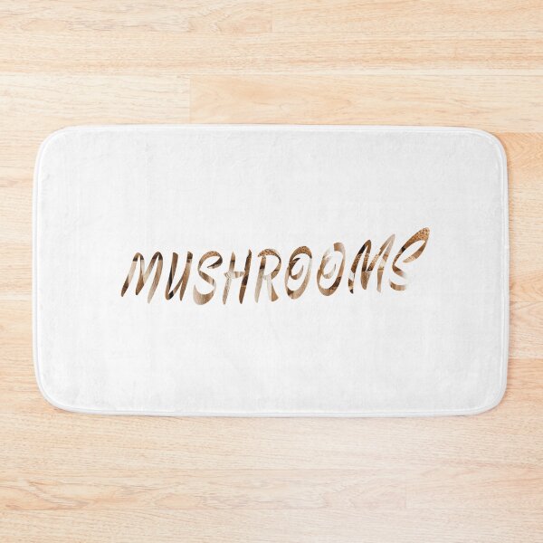Item preview, Creative Typography with Mushrooms Texture Inside Letters designed and sold by Yas-ko.