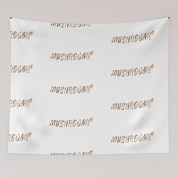 Item preview, Creative Typography with Mushrooms Texture Inside Letters designed and sold by Yas-ko.