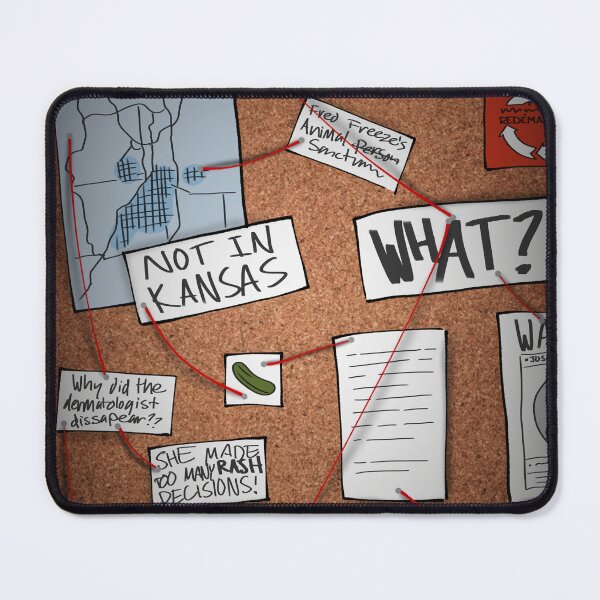 Item preview, Bones’ Conspiracy Board designed and sold by OfficialSteel.