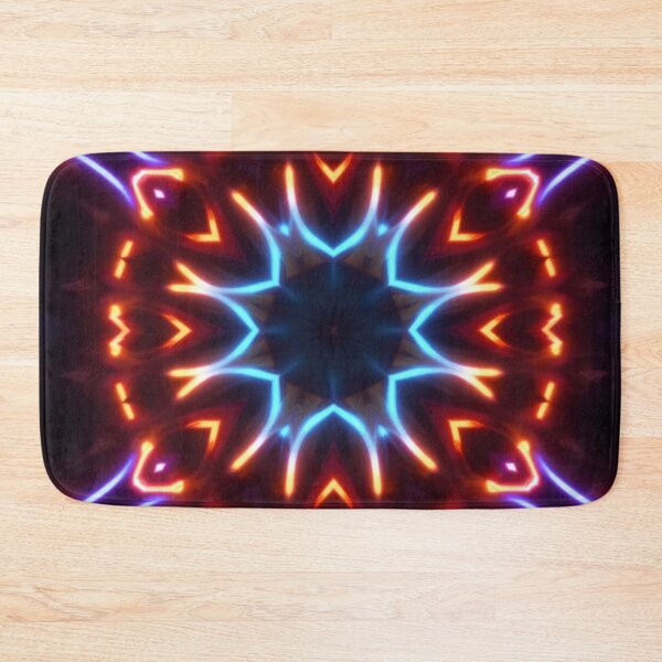 Item preview, Vibrant Neon Kaleidoscopic Pattern designed and sold by InezPhotography.